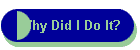 Why Did I Do It?